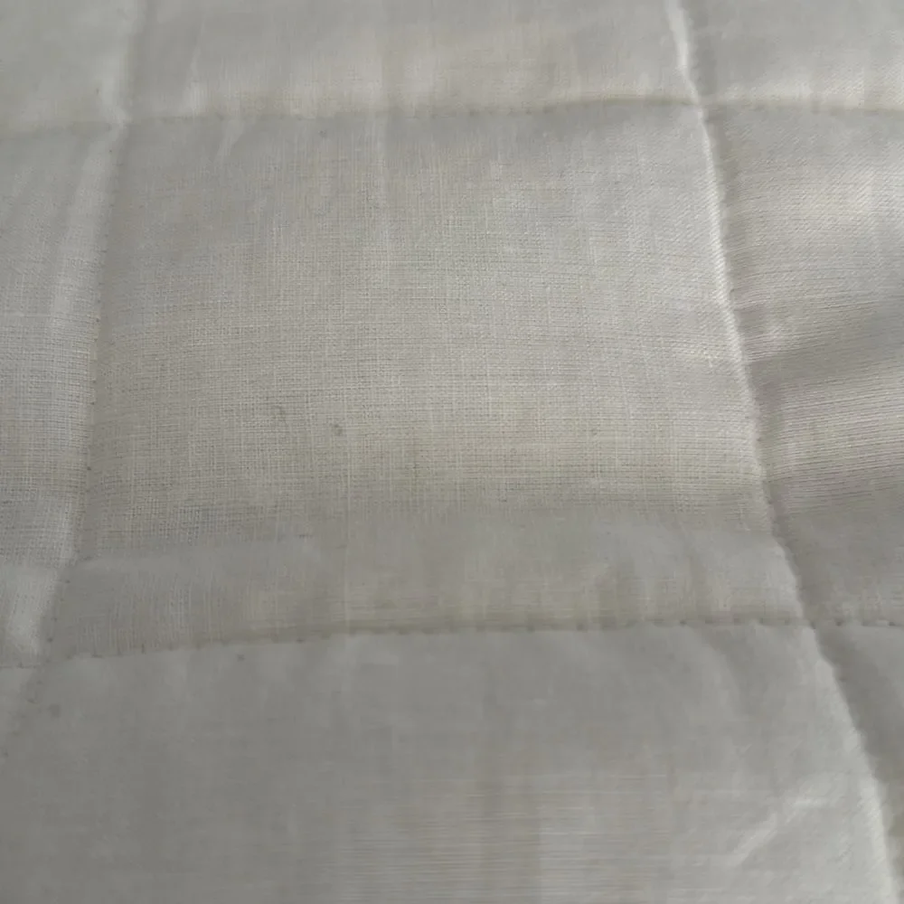 Quince European Linen Box Quilt Full/Queen NWOT ivory - Picture 8 of 8